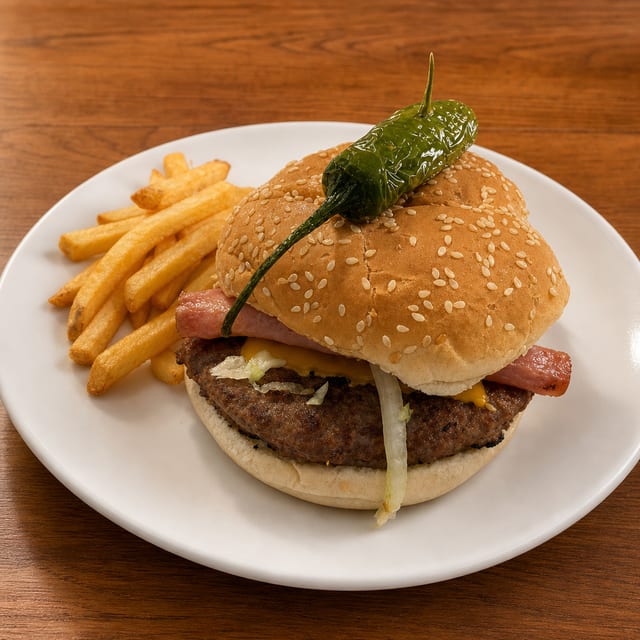 La Chingona Hamburguer.