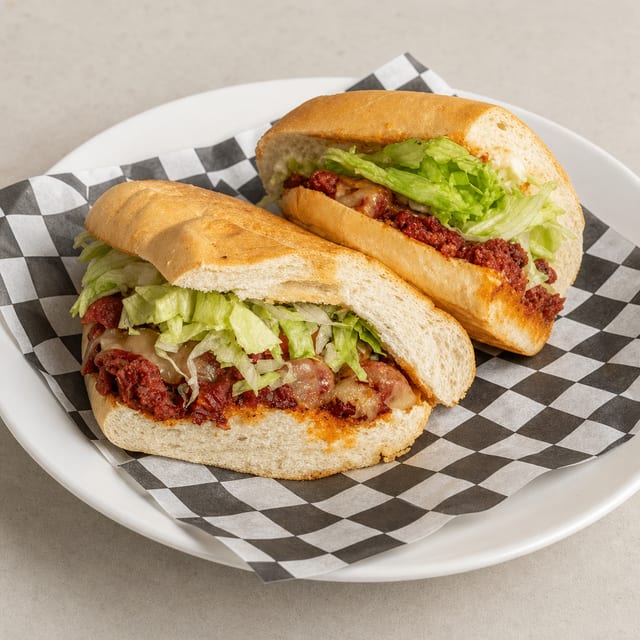 Beeftrami Sandwich.