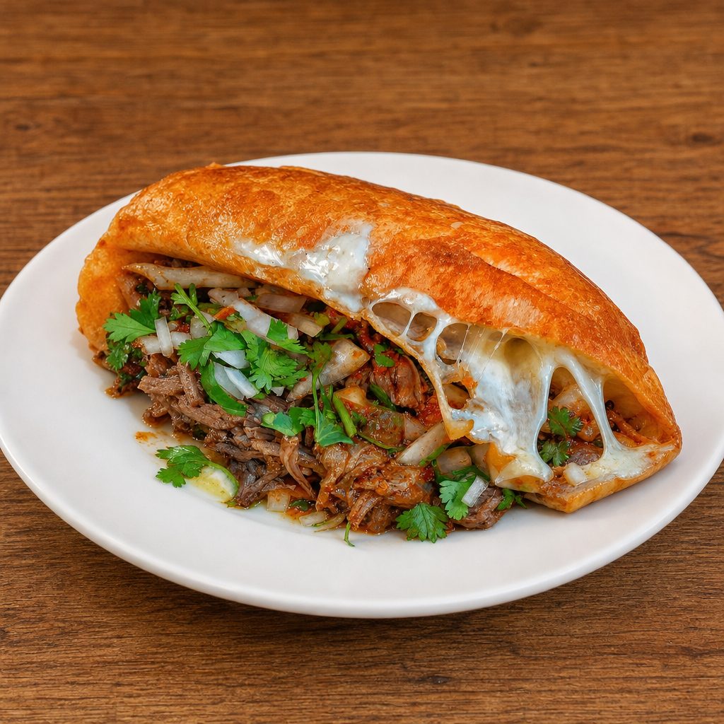Torta de Birria.