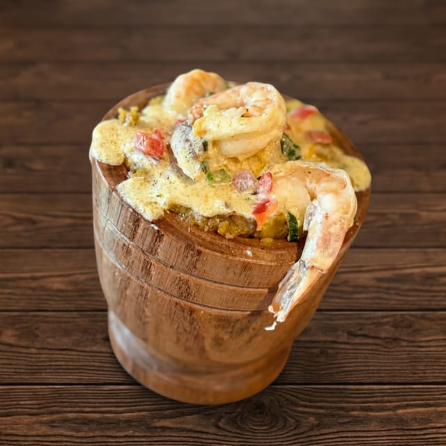 Shrimp Mofongo.