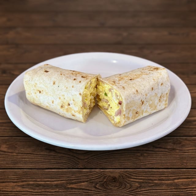 Breakfast Burrito Cheese & Eggs.