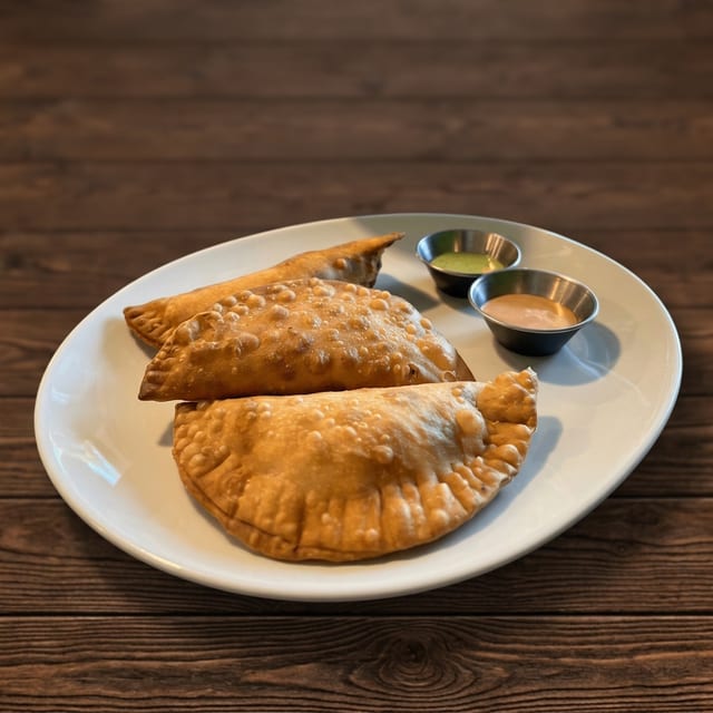 Chicken empanada.